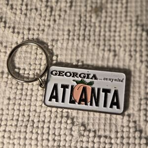 Atlanta Peach Keychain